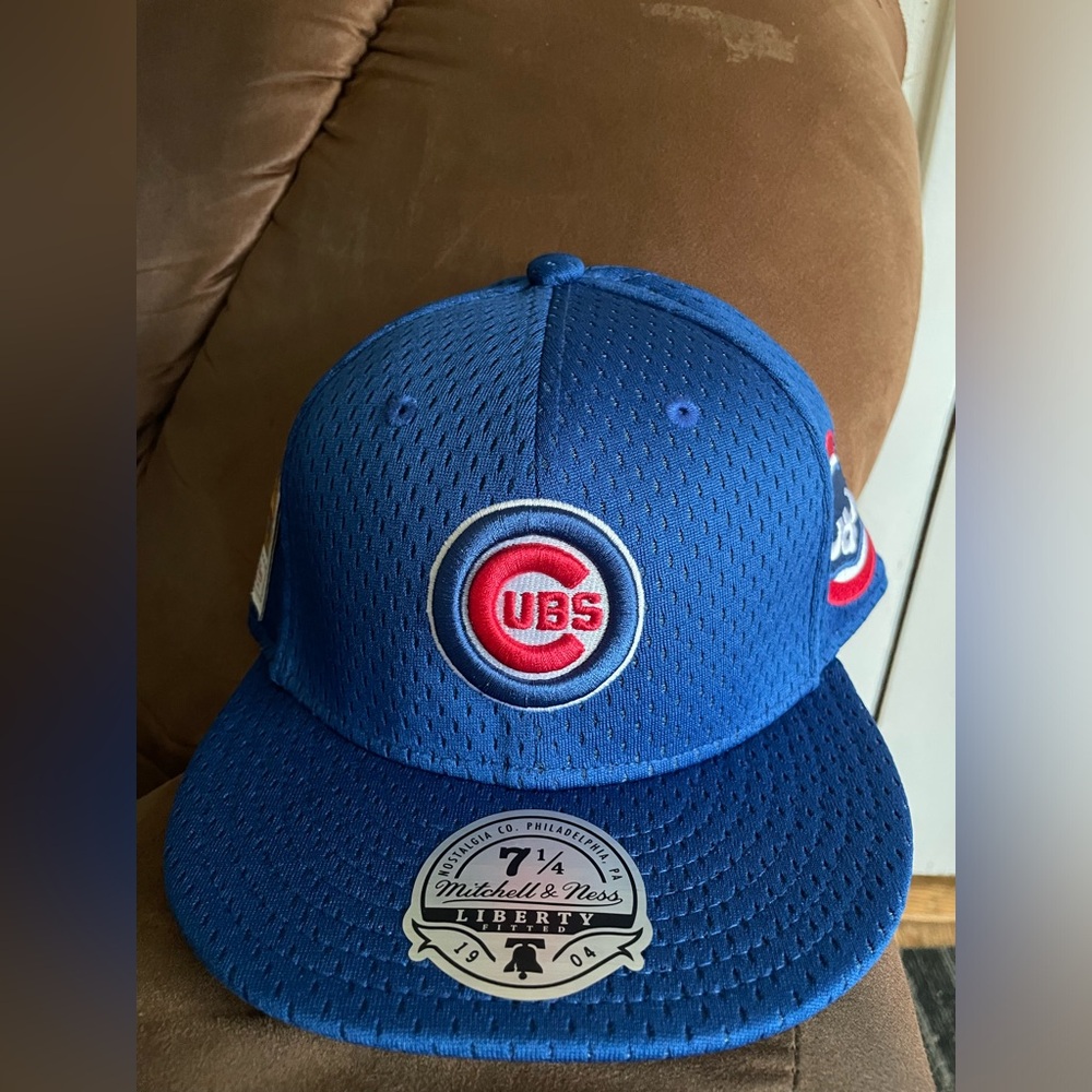 Chicago Cubs Mitchell & Ness MLB mesh fitted hat 7 1/4